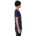 Navy Semnan unisex t-shirt, with Qasr-e Bahram caravanserai in the Dasht-e Kavir design