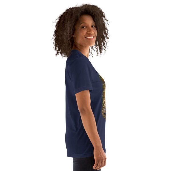 Navy Khuzestan unisex t-shirt, with ancient Susa design