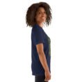 Navy Gilan unisex t-shirt, with Rudkhan Castle in the Hyrcanian forest design