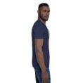 Navy Qom unisex t-shirt, with Deir-e Gachin caravanserai in the desert design