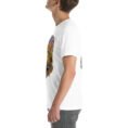 White North Khorasan unisex t-shirt, with historic citadel of Shirvan and vineyards design