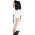 White Isfahan unisex t-shirt, with Naqsh-e Jahan Square and Ali Qapu Palace design