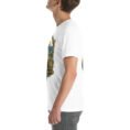 White East Azerbaijan unisex t-shirt, with Babak Castle and the Arasbaran valleys design