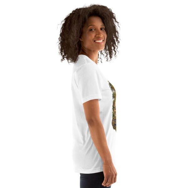 White Khuzestan unisex t-shirt, with ancient Susa design