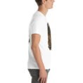 White Khorasan Razavi unisex t-shirt, with Tomb of Ferdowsi in ancient Tus design