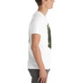 White East Azerbaijan unisex t-shirt, with Babak Castle and the Arasbaran valleys design